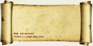 Hana Zeljković vizit kartica